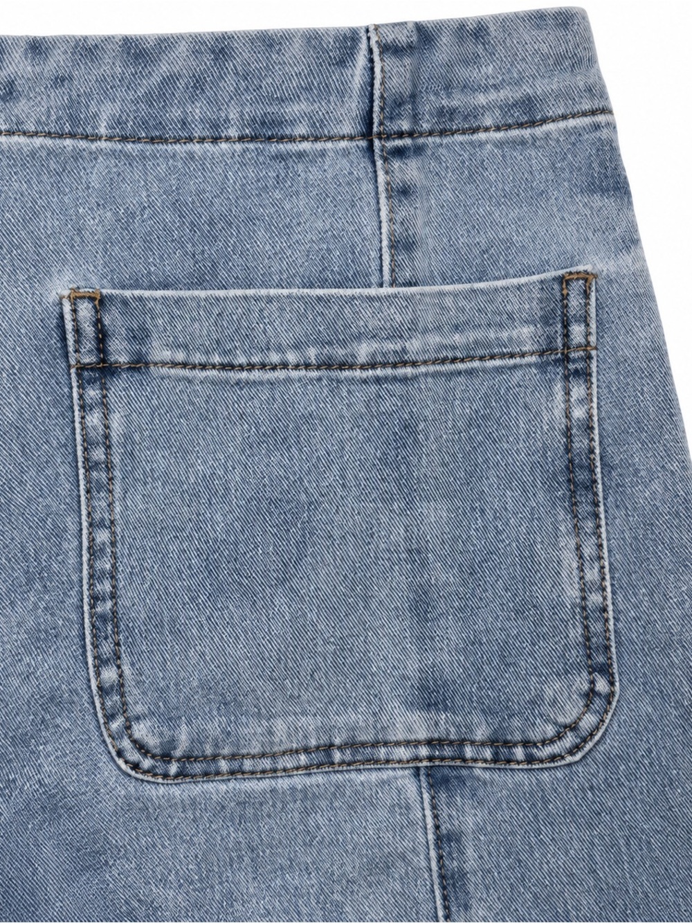 Kensie High Rise Gaucho Ankle Jeans Size 4/27 Cropped Wide Leg - Picture 7 of 11